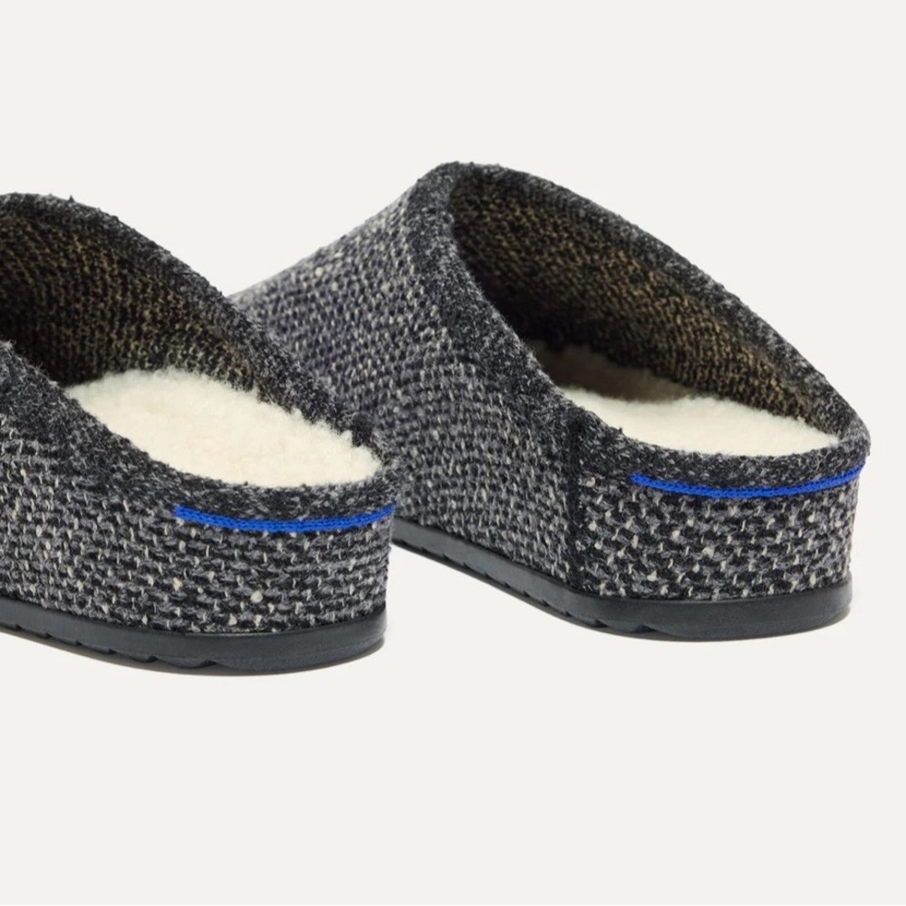 Rothy's cozy clogs Color Black Sesame Bouclé size 11 - Picture 5 of 5